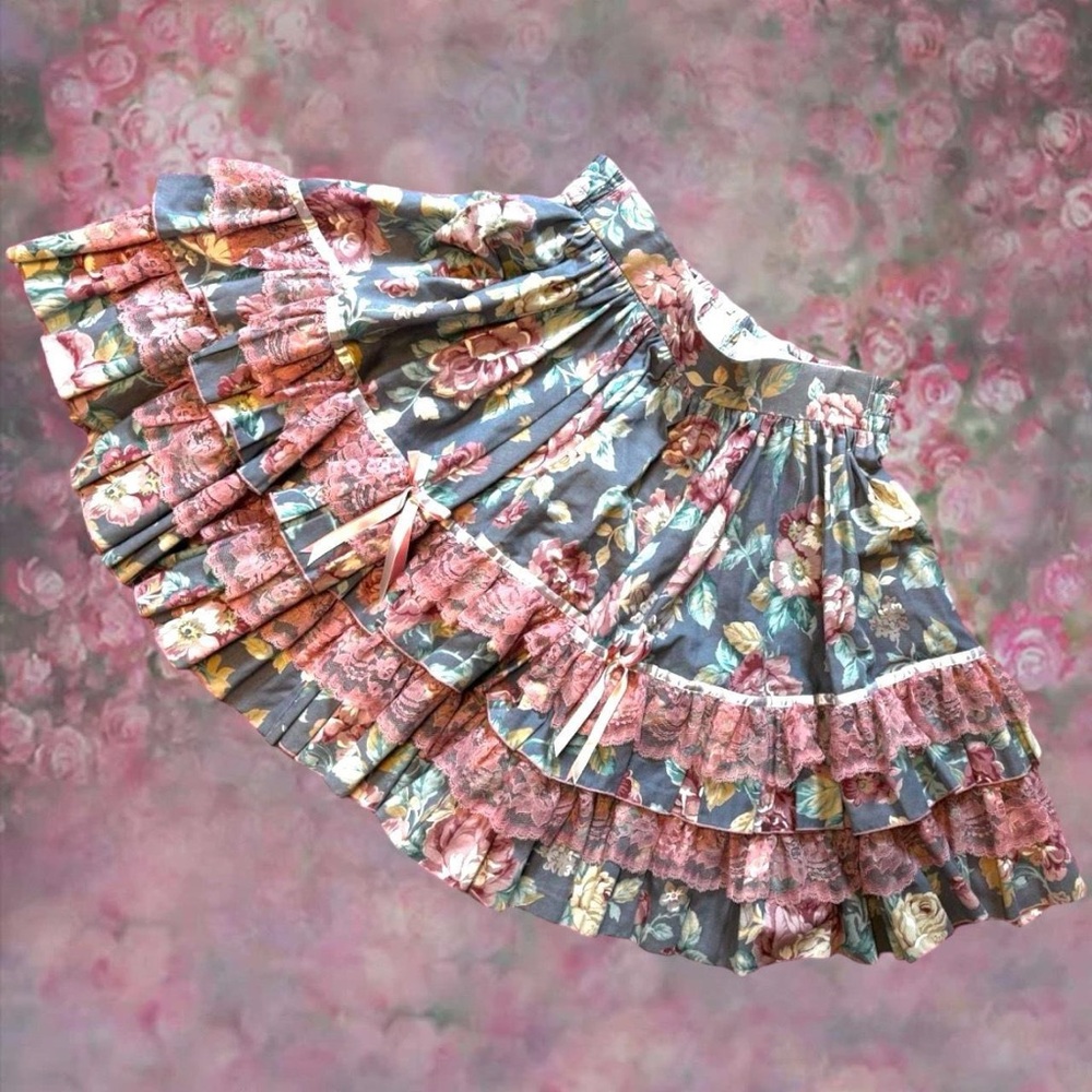 Handmade Kawaii Ruffle Skirt